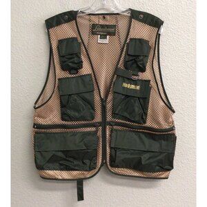 Lakestream by Hodgman Vest Hunting Tan Adjustable Mesh Men’s Size Medium